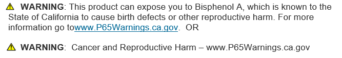 California Prop 65 60-Day Notices for BPA in Electronics Cases 